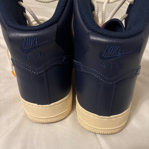 Nike Air Force 1 High Top Nautical Redux Blue Red & White Men’s Size 8.5 - Picture 6 of 7